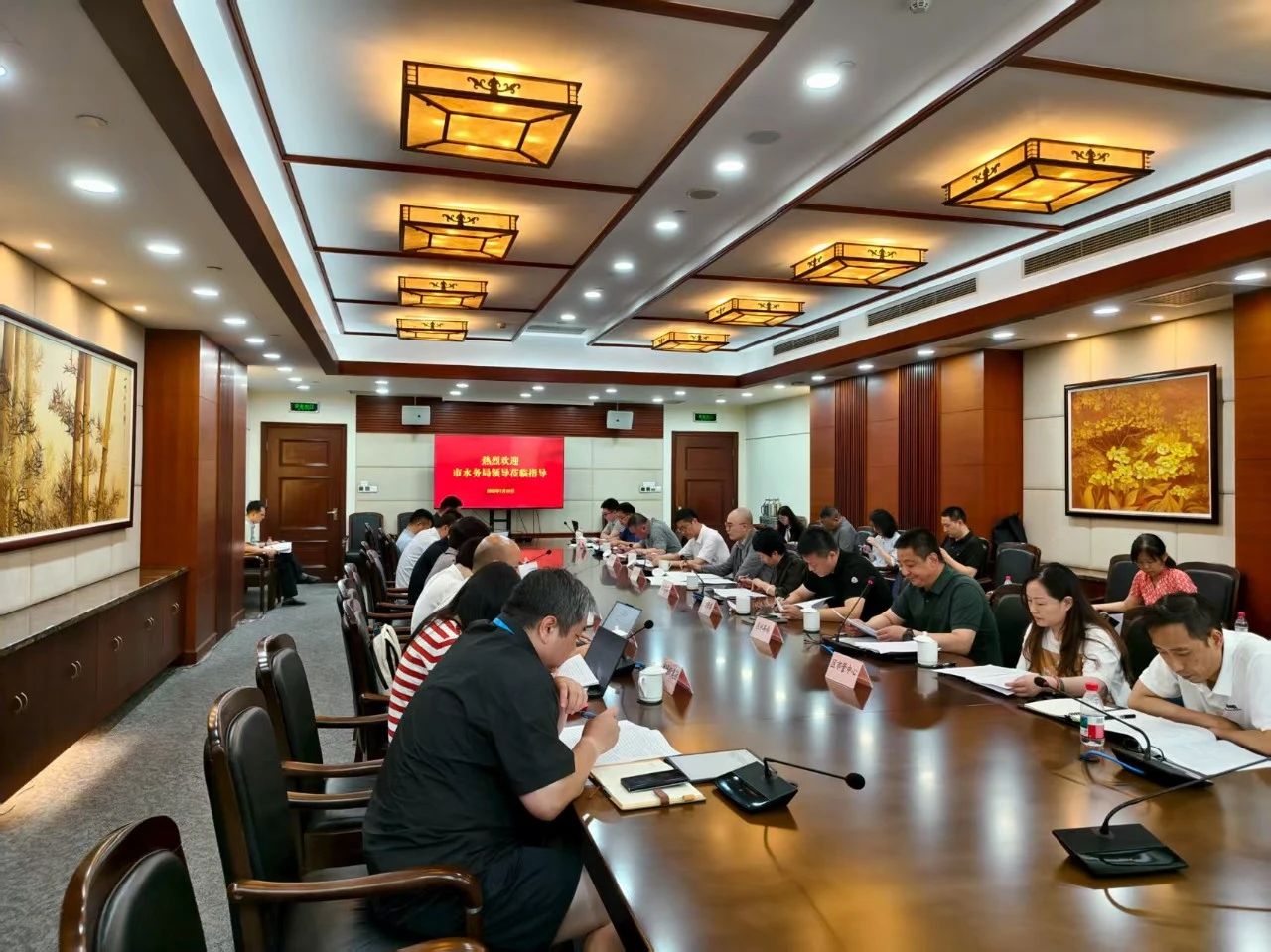 市水务局调研长宁区排水工作