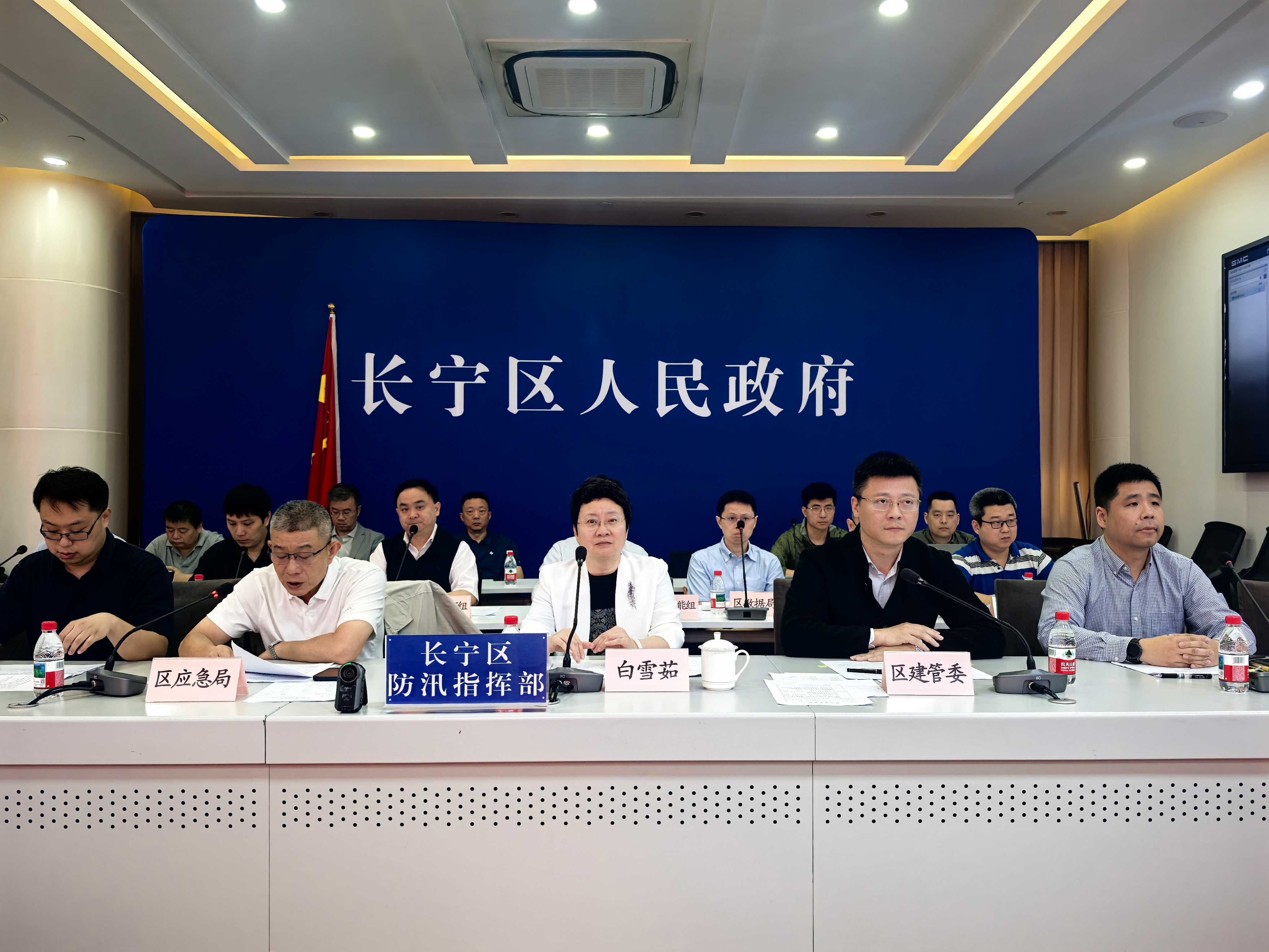 长宁区开展防汛防台综合演练